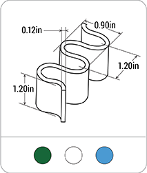 Small 23mm Wave - Base - 30mm Sidewall PVC