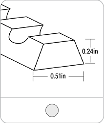 Tracking guides - AMOD PU - Notched