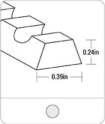 Tracking guides - K10 PU - Notched