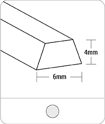 Tracking guides - K6 PU - Solid