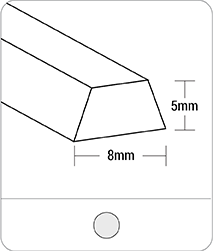 Tracking guides - K8 PU - Solid