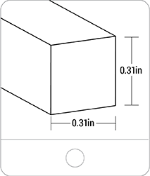 Tracking guides - M12 PVC