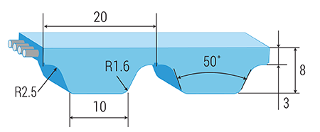 AT20 Steel (16) Linear PAZ